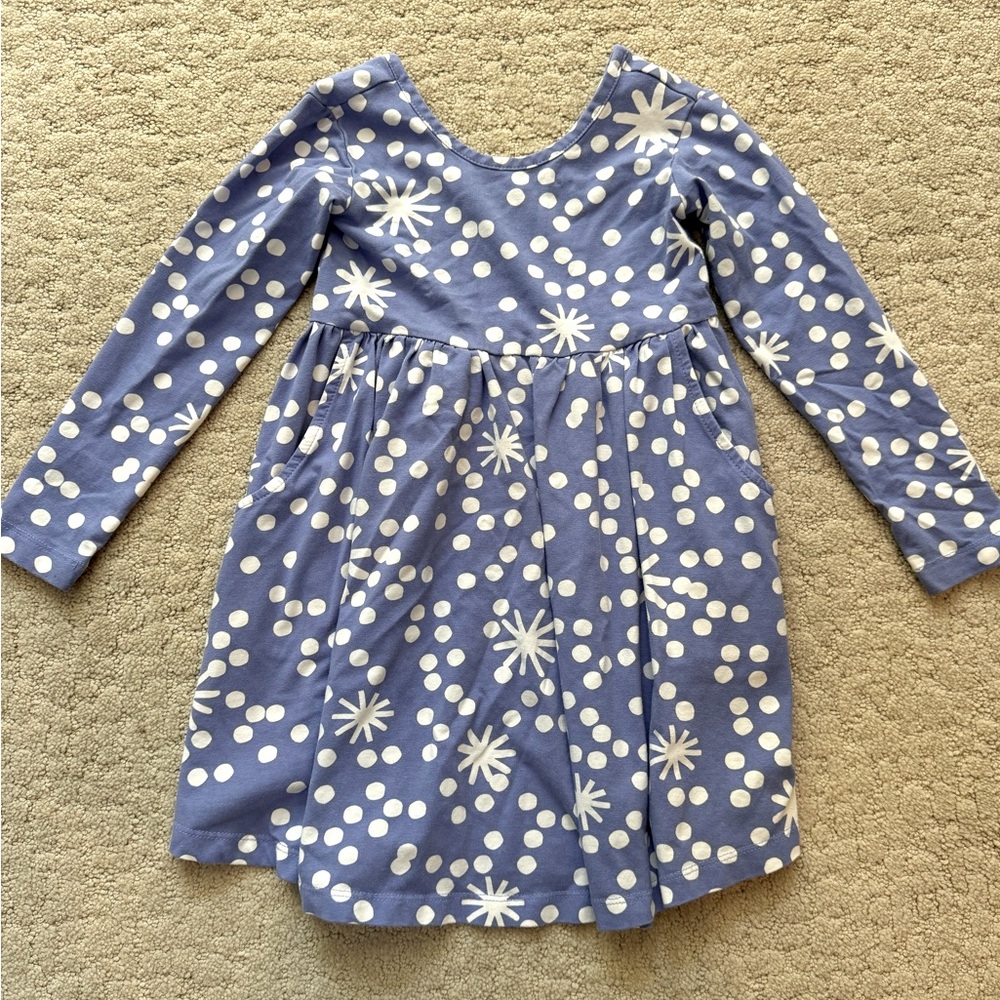 Great Used Condition, Hanna Andersson patterned dress. Size 4
